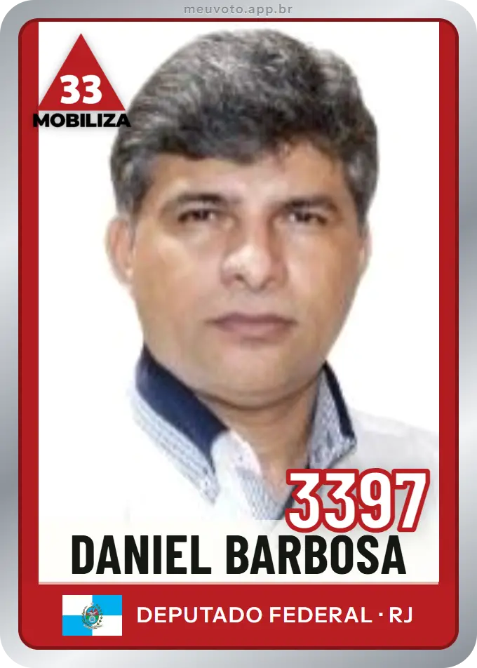 Carta de Daniel Barbosa, número 3397, Mobiliza