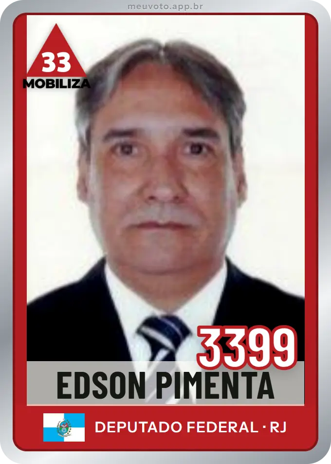 Carta de Edson Pimenta, número 3399, Mobiliza