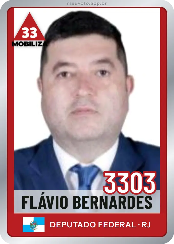Carta de Flávio Bernardes, número 3303, Mobiliza