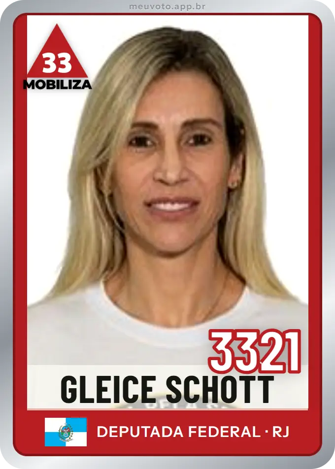 Carta de Gleice Schott, número 3321, Mobiliza
