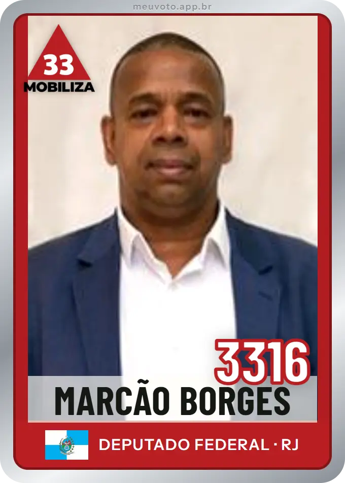 Carta de Marcão Borges, número 3316, Mobiliza