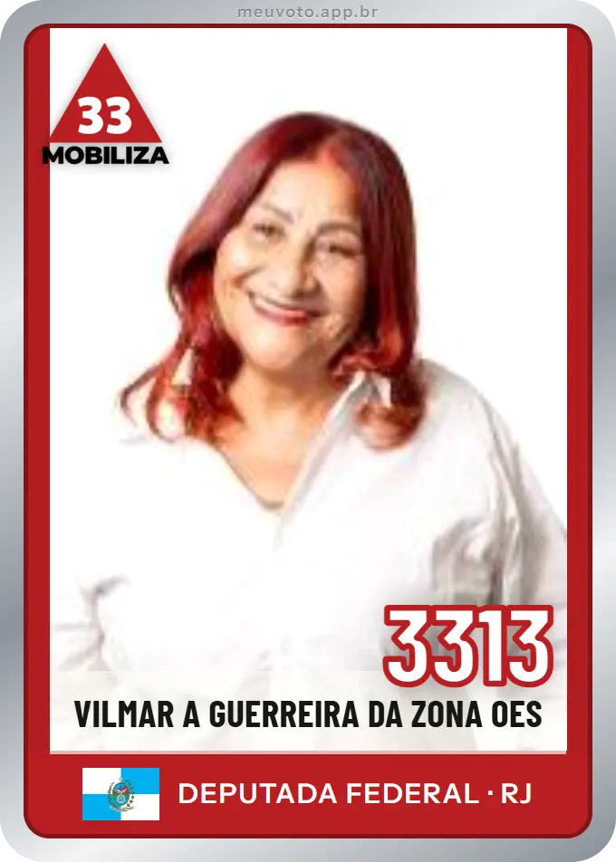 Carta de Vilmar A Guerreira da Zona Oes, número 3313, Mobiliza