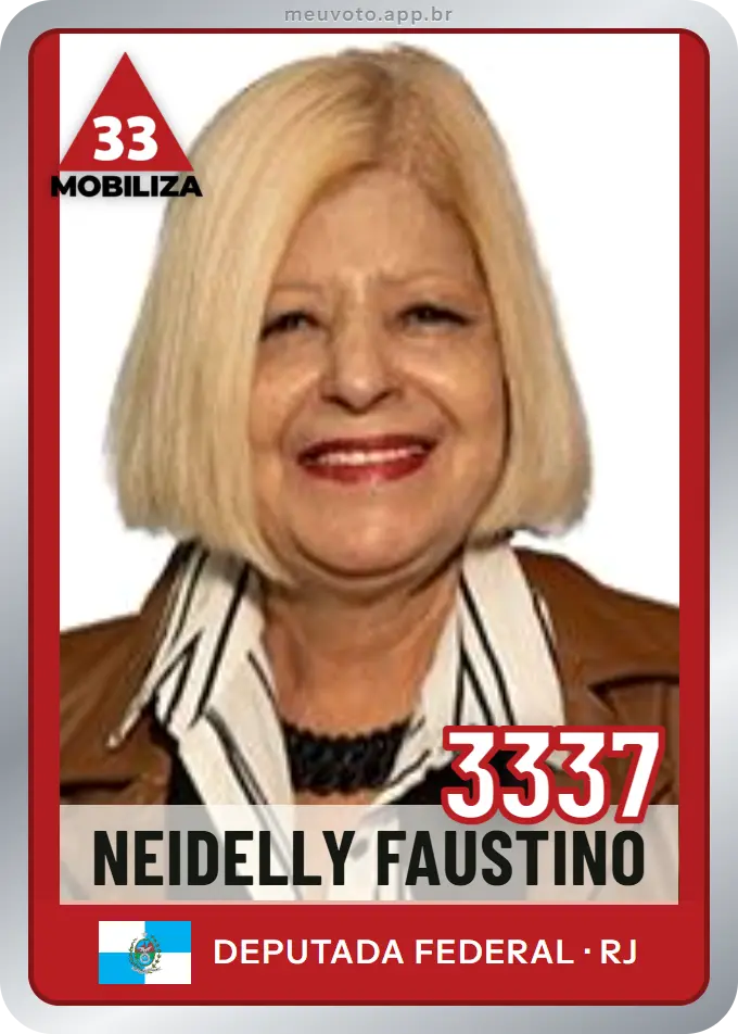 Carta de Neidelly Faustino, número 3337, Mobiliza