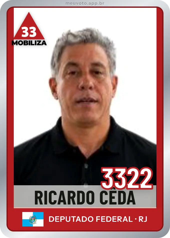 Carta de Ricardo Cêda, número 3322, Mobiliza