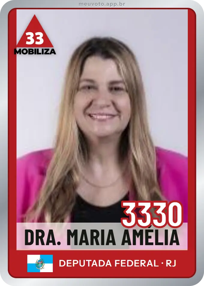 Carta de Dra. Maria Amélia, número 3330, Mobiliza