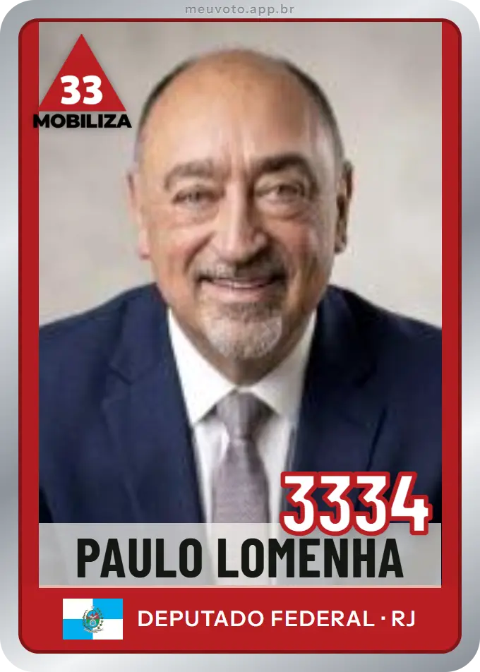 Carta de Paulo Lomenha, número 3334, Mobiliza