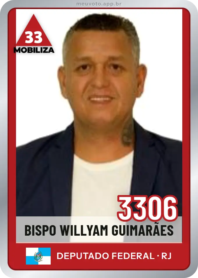Carta de Bispo Willyam Guimarães, número 3306, Mobiliza