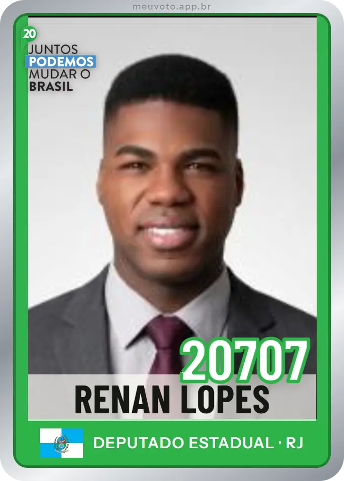 Carta de Renan Lopes, número 20707, Podemos