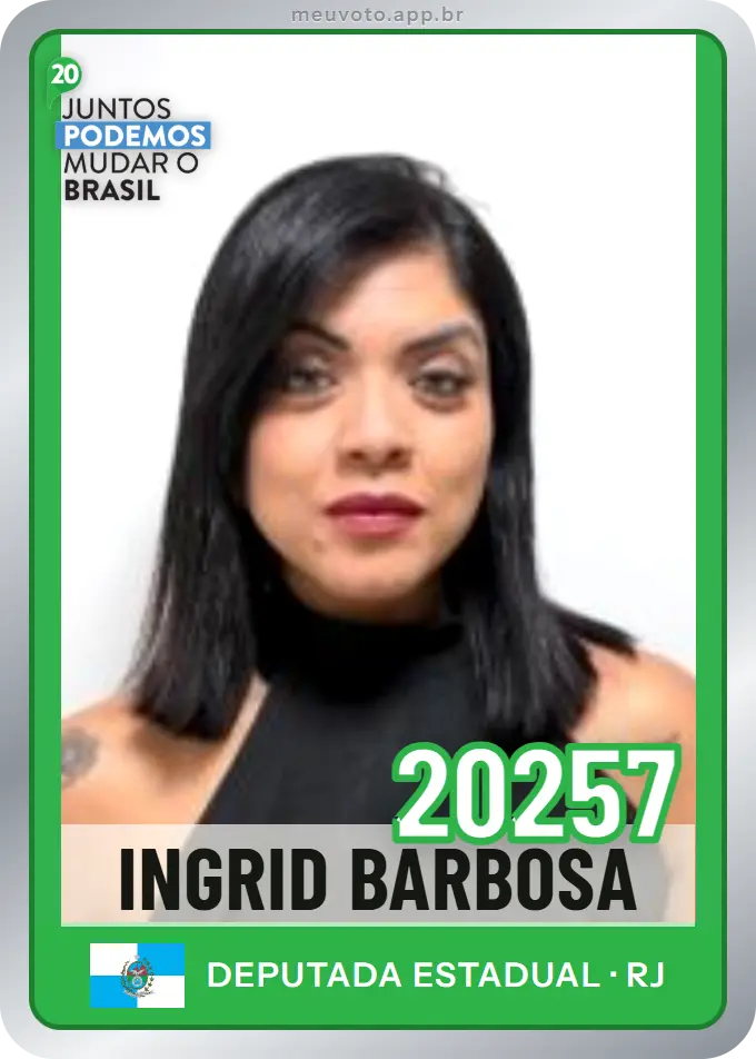Carta de Ingrid Barbosa, número 20257, Podemos