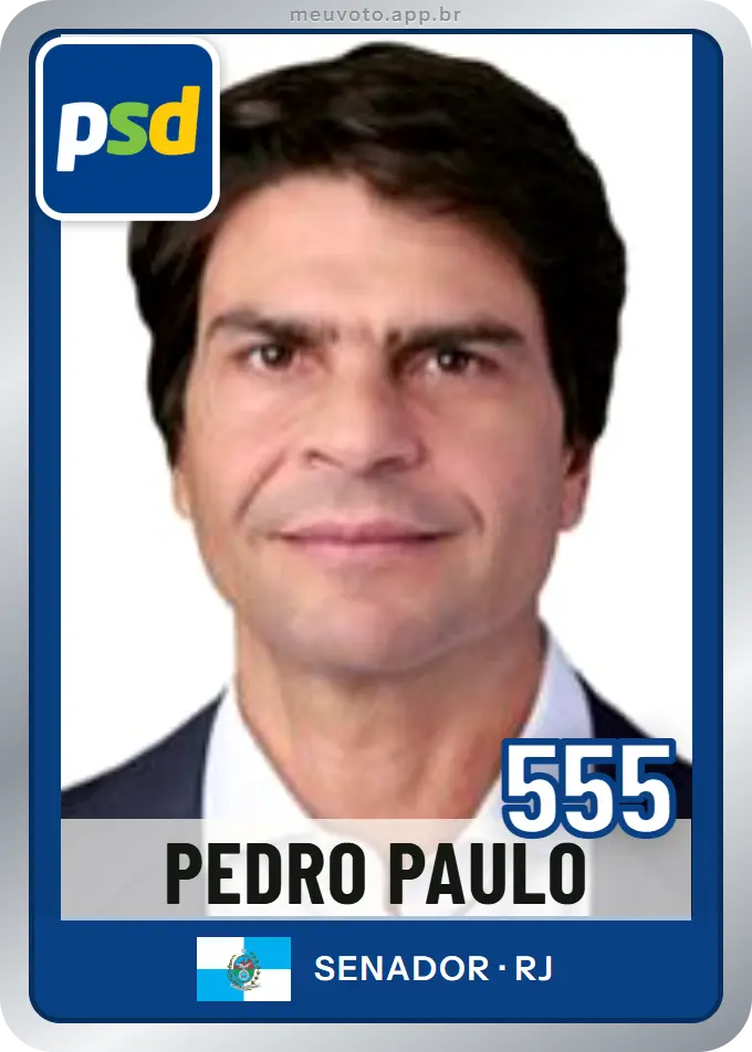 Carta de Pedro Paulo, número 555, PSD