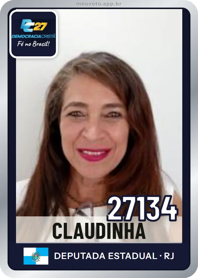 Carta de Claudinha, número 27134, DC