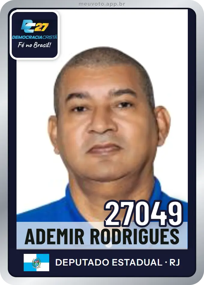 Carta de Ademir Rodrigues, número 27049, DC