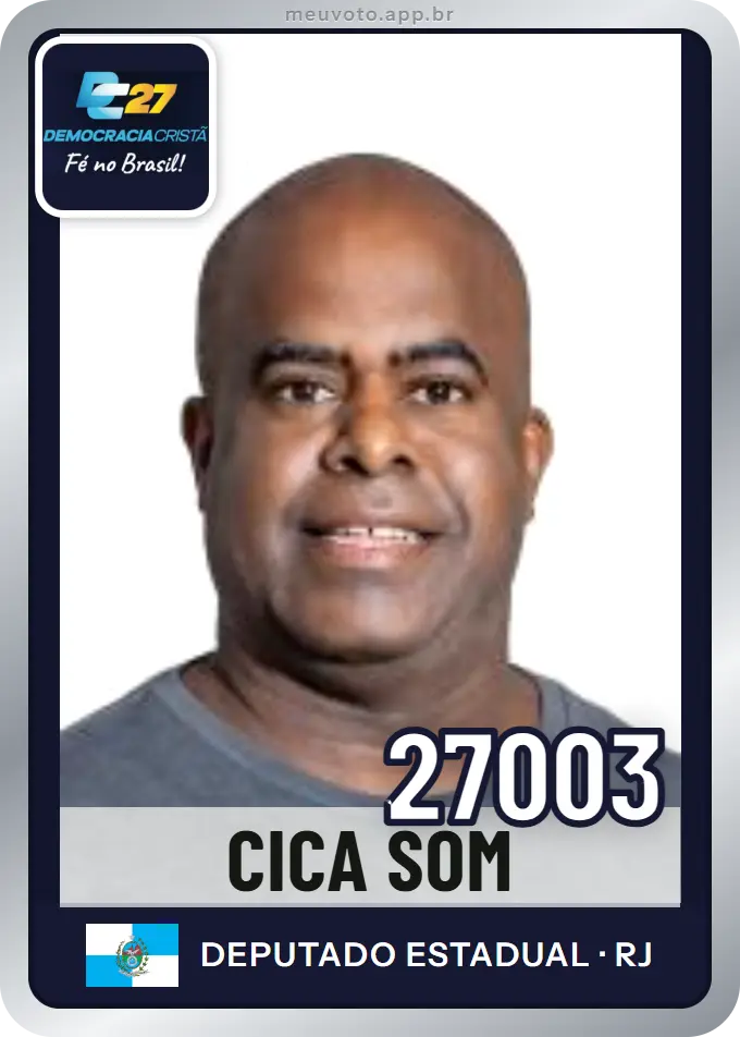 Carta de Cica Som, número 27003, DC