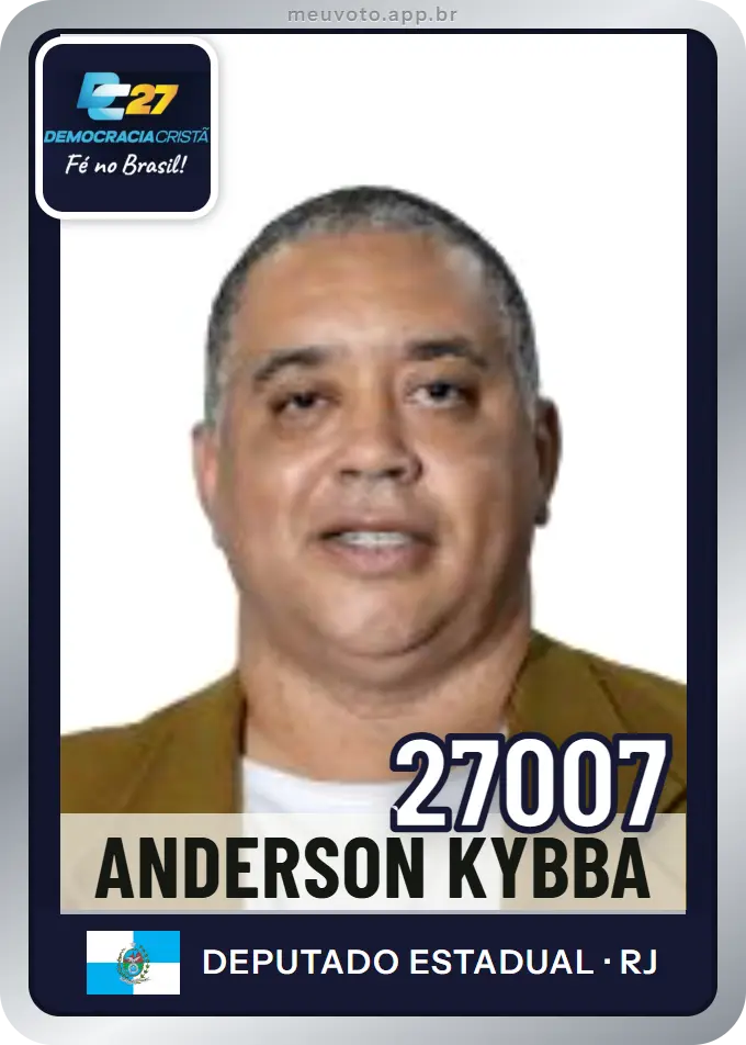 Carta de Anderson Kybba, número 27007, DC