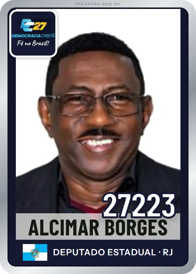Carta de Alcimar Borges, número 27223, DC