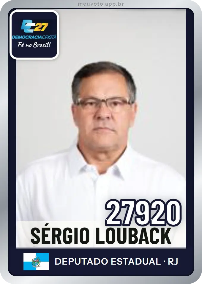 Carta de Sérgio Louback, número 27920, DC