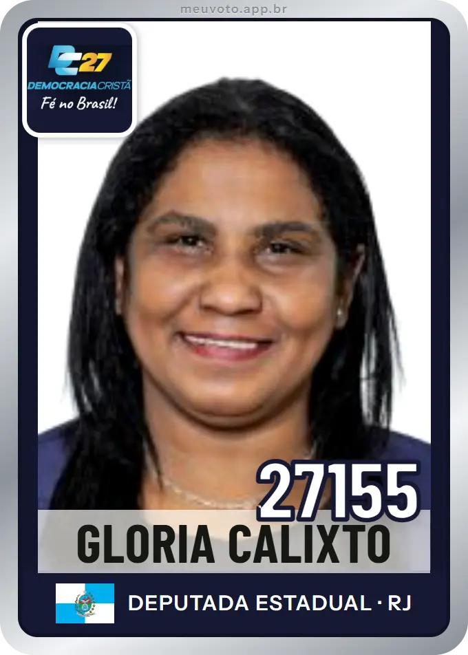 Carta de Gloria Calixto, número 27155, DC
