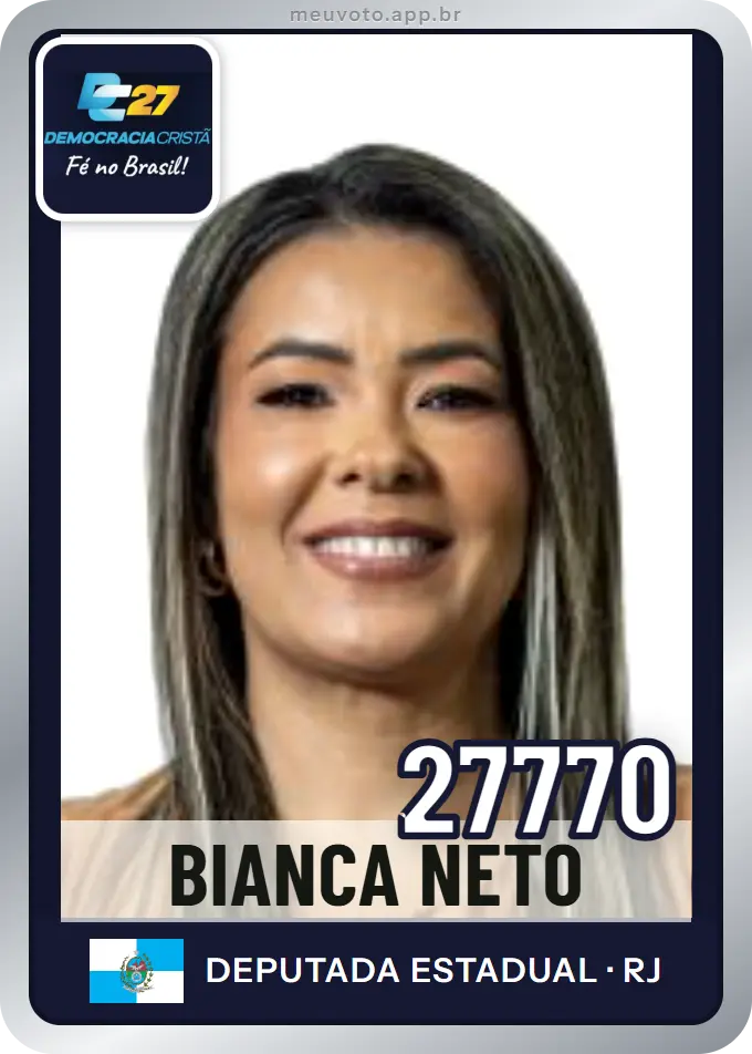 Carta de Bianca Neto, número 27770, DC