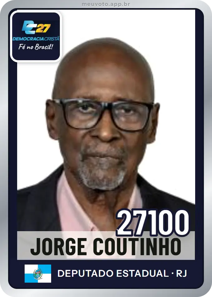 Carta de Jorge Coutinho, número 27100, DC