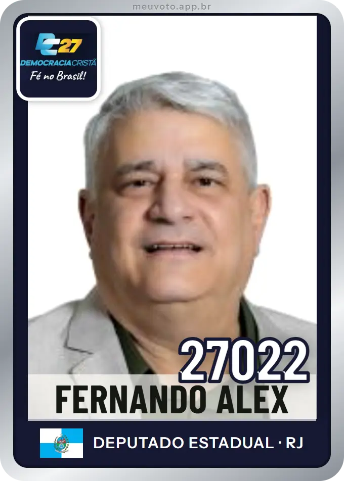 Carta de Fernando Alex, número 27022, DC