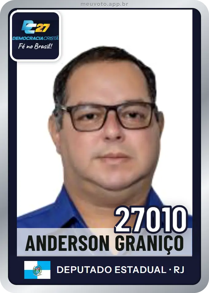 Carta de Anderson Graniço, número 27010, DC
