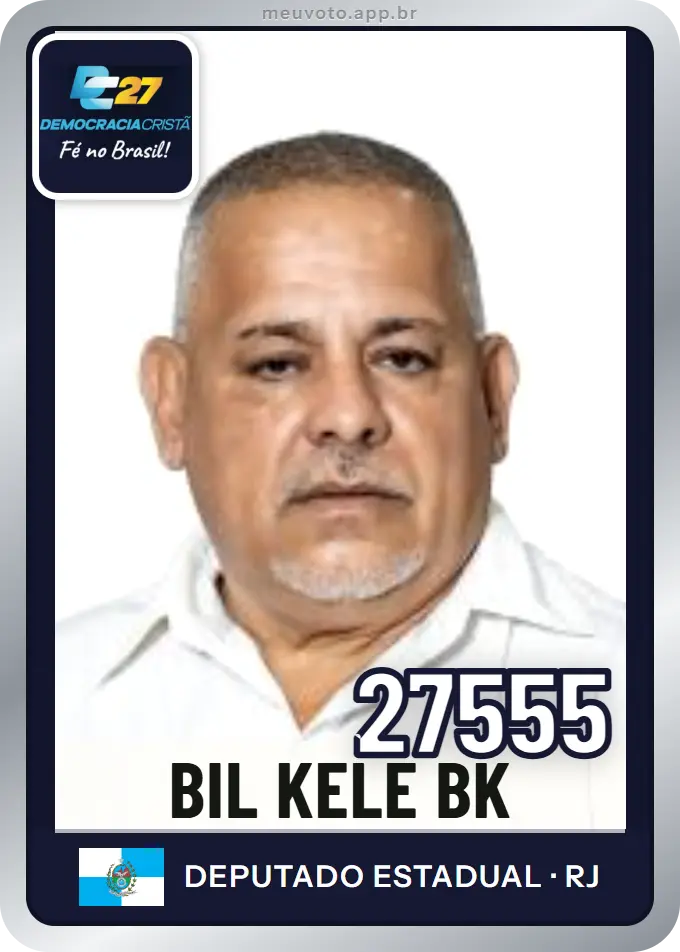 Carta de Bil Kele Bk, número 27555, DC