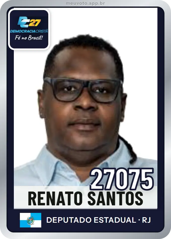 Carta de Renato Santos, número 27075, DC