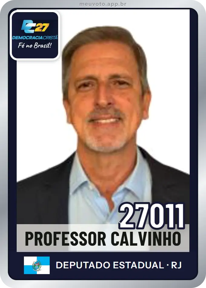 Carta de Professor Calvinho, número 27011, DC