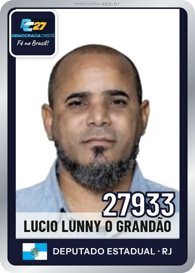 Carta de Lucio Lunny O Grandão, número 27933, DC