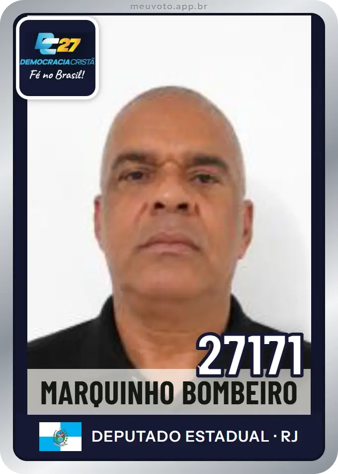 Carta de Marquinho Bombeiro, número 27171, DC