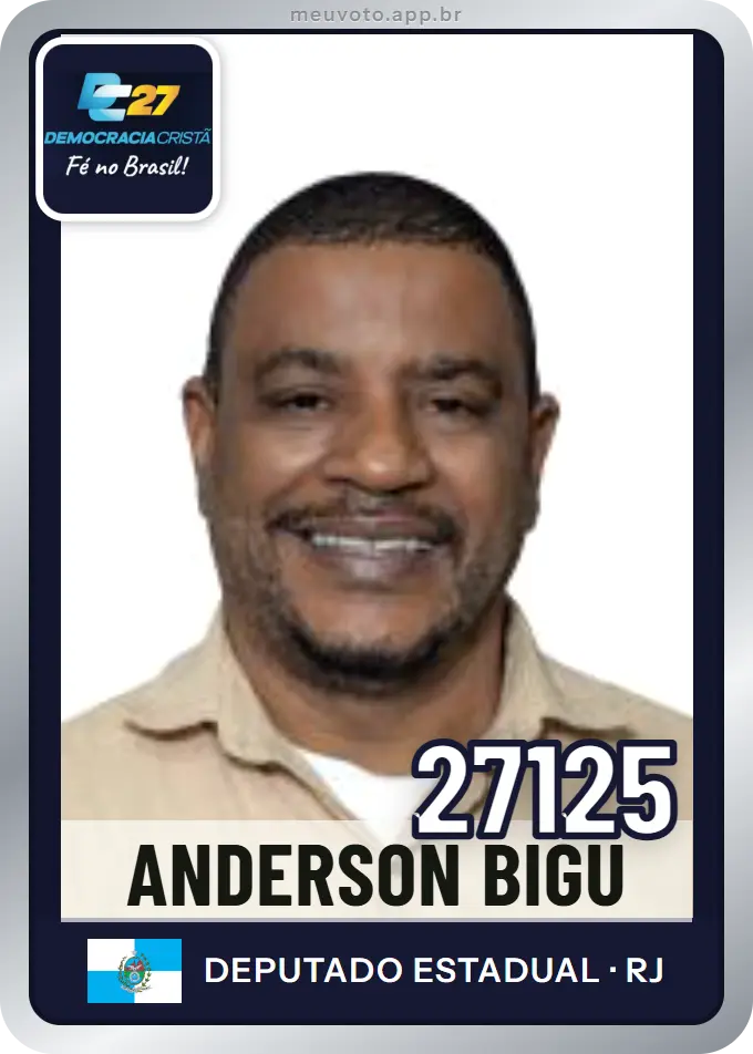 Carta de Anderson Bigu, número 27125, DC