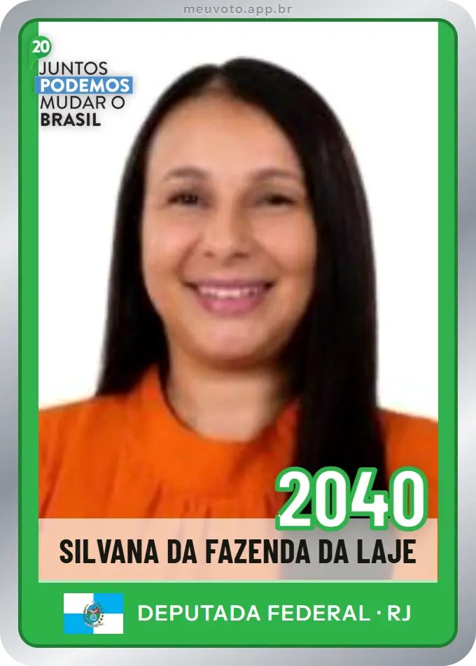 Carta de Silvana da Fazenda da Laje, número 2040, Podemos