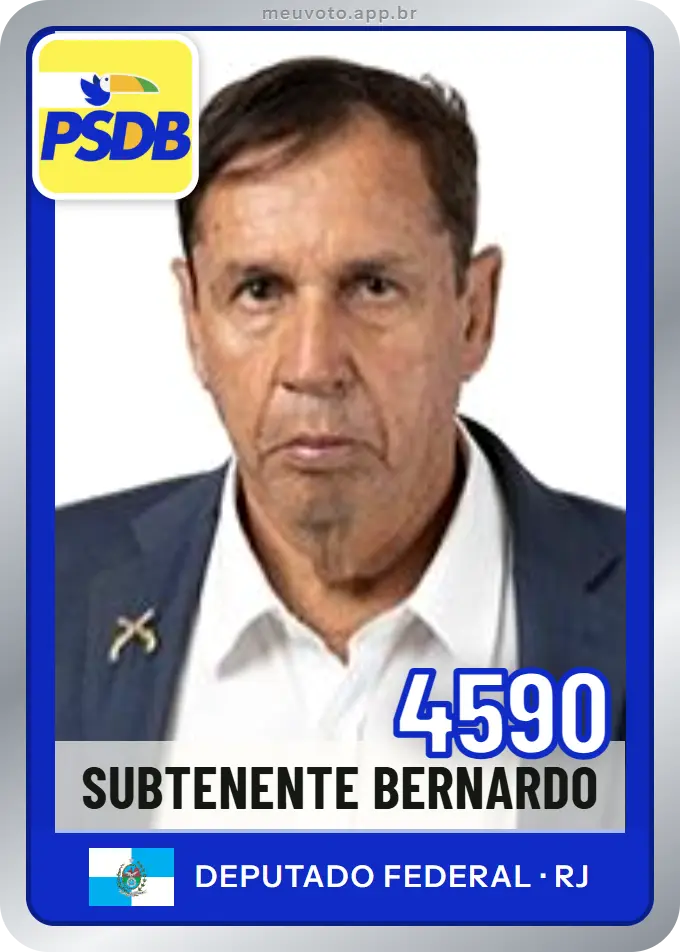 Carta de Subtenente Bernardo, número 4590, PSDB
