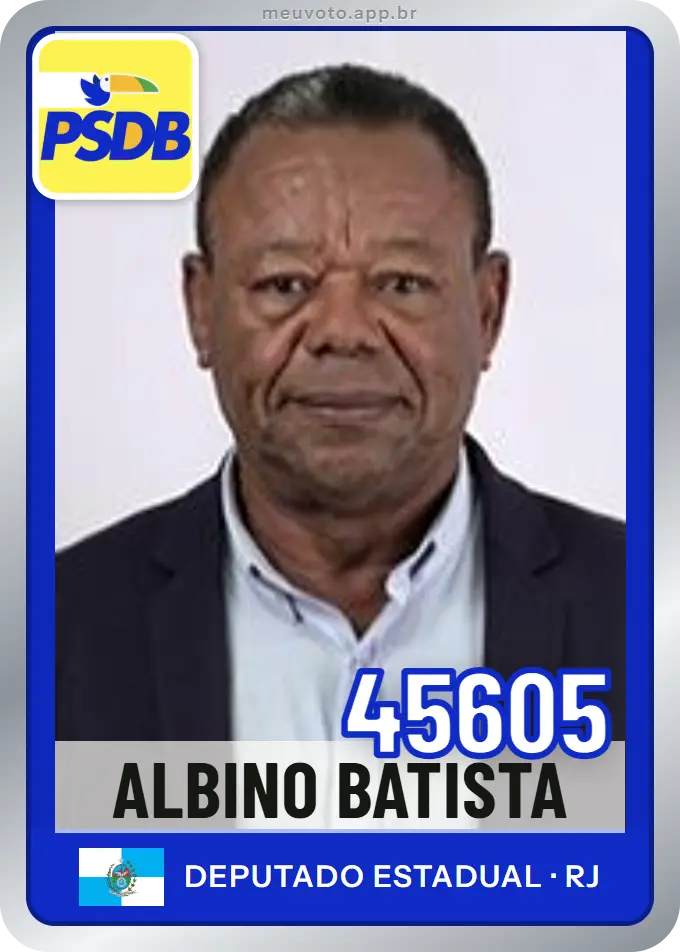 Carta de Albino Batista, número 45605, PSDB