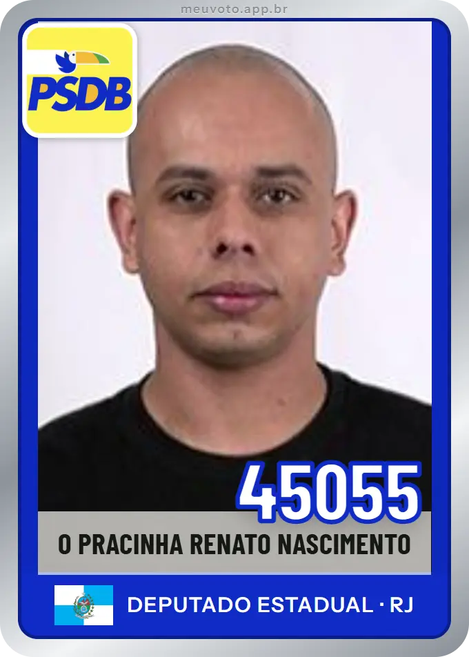 Carta de O Pracinha Renato Nascimento, número 45055, PSDB