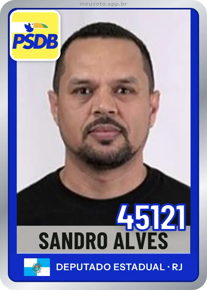 Carta de Sandro Alves, número 45121, PSDB