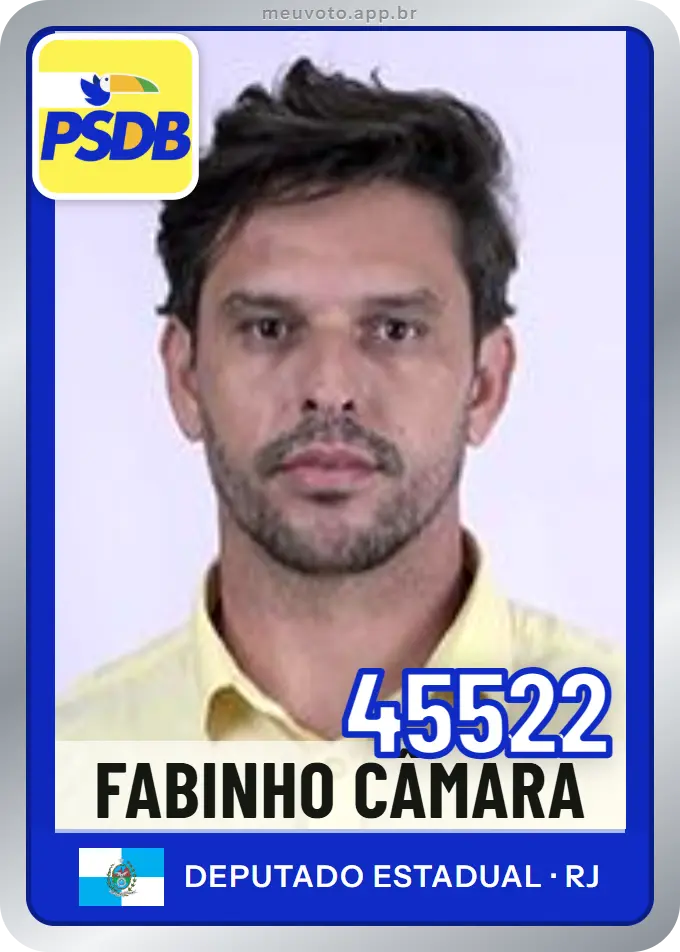 Carta de Fabinho Câmara, número 45522, PSDB