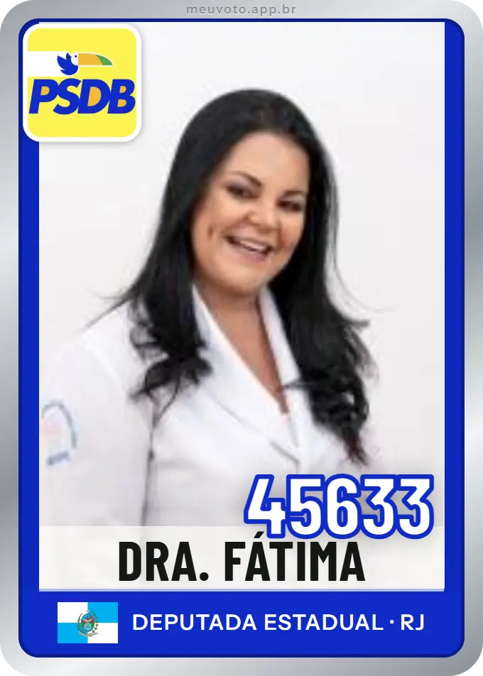 Carta de Dra. Fátima, número 45633, PSDB