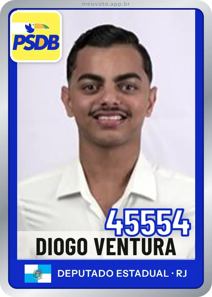 Carta de Diogo Ventura, número 45554, PSDB