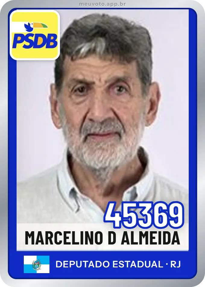 Carta de Marcelino D Almeida, número 45369, PSDB