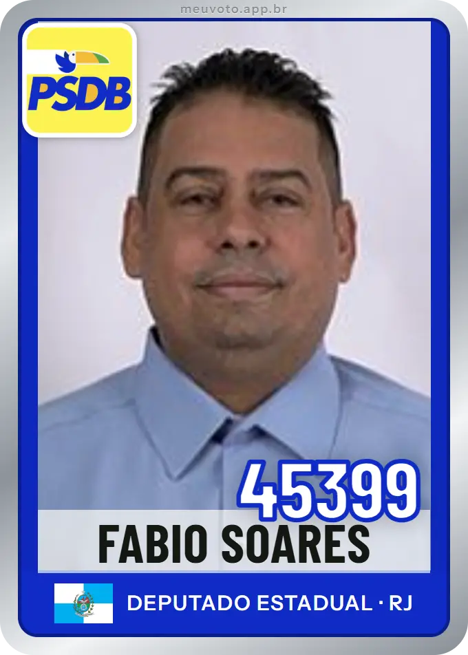 Carta de Fabio Soares, número 45399, PSDB