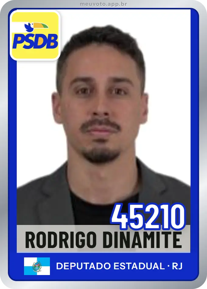 Carta de Rodrigo Dinamite, número 45210, PSDB