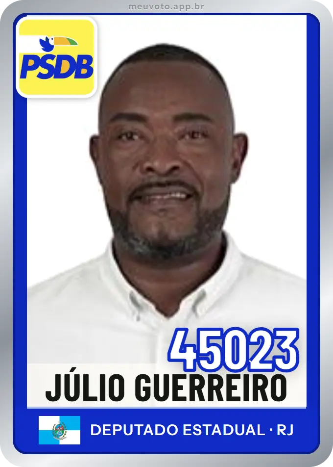 Carta de Júlio Guerreiro, número 45023, PSDB