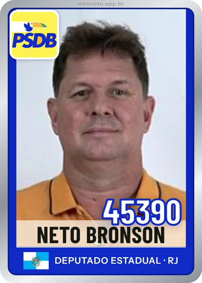 Carta de Neto Bronson, número 45390, PSDB