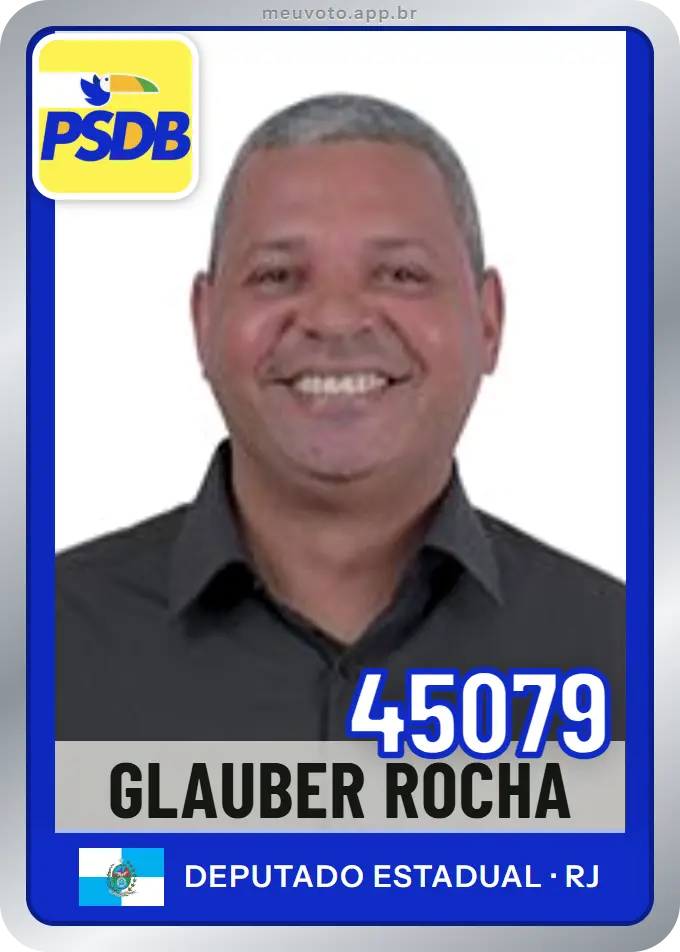 Carta de Glauber Rocha, número 45079, PSDB