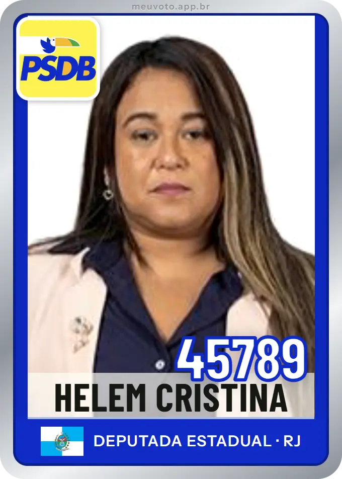 Carta de Helem Cristina, número 45789, PSDB
