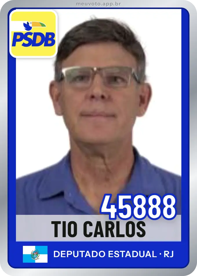 Carta de Tio Carlos, número 45888, PSDB