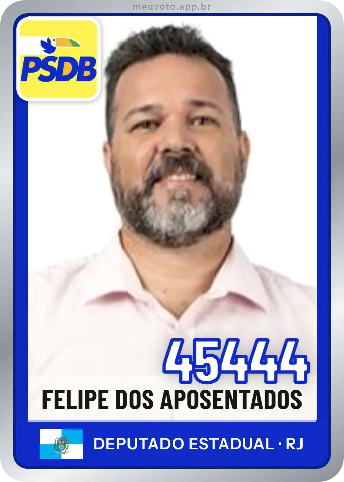 Carta de Felipe dos Aposentados, número 45444, PSDB