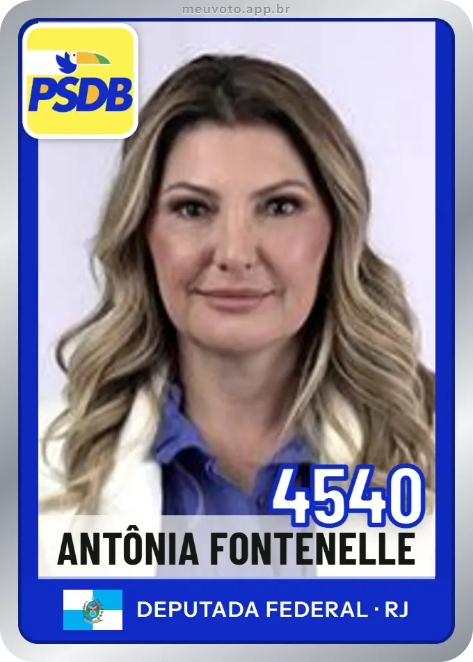 Carta de Antônia Fontenelle, número 4540, PSDB
