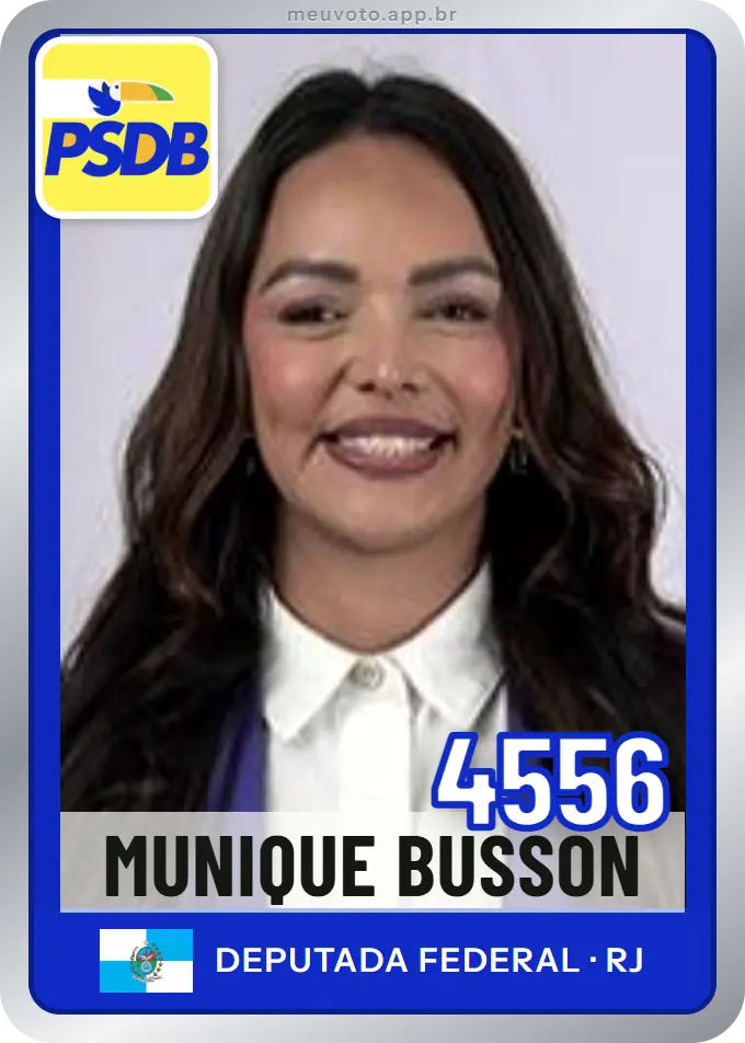 Carta de Munique Busson, número 4556, PSDB